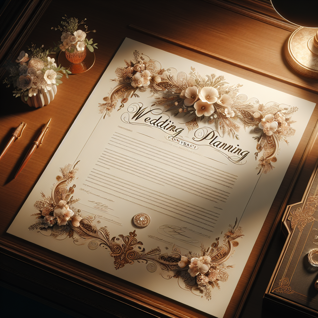 Wedding Planning Contract Guide: Essential Elements for 2025